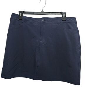 Eddie Bauer Women's Navy Skort Size 16 Golf Hiking Active Stretch Skirt